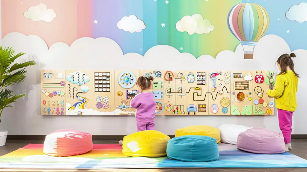 montessori play board - extra large sensory wall panels